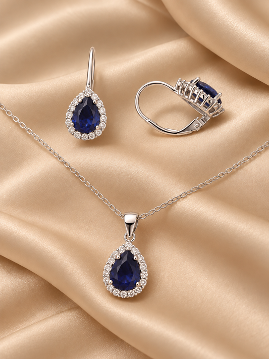 Srebrni set Suza – veći model
