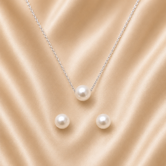 Srebrni set -biser-