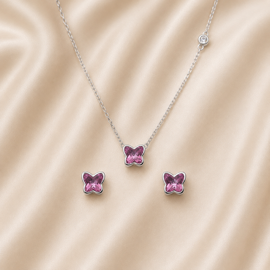 Srebrni set -leptir-