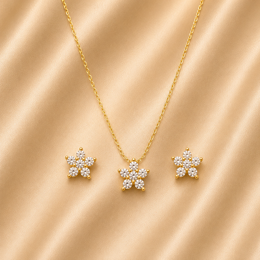 Srebrni set-cvijet-