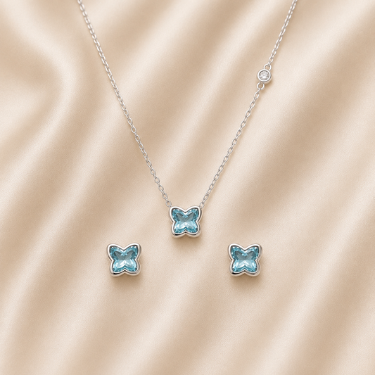Srebrni set -leptir-